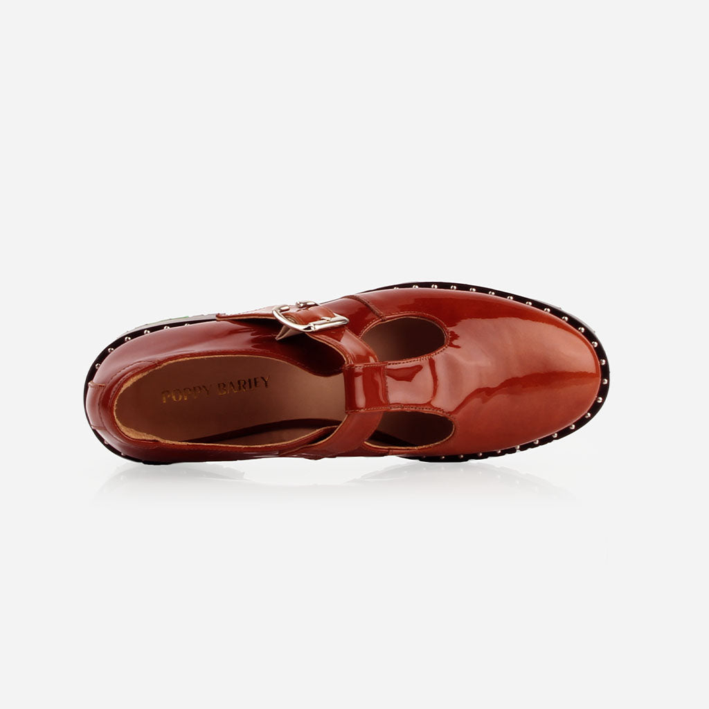 The Academy Mary Jane Riding Brown