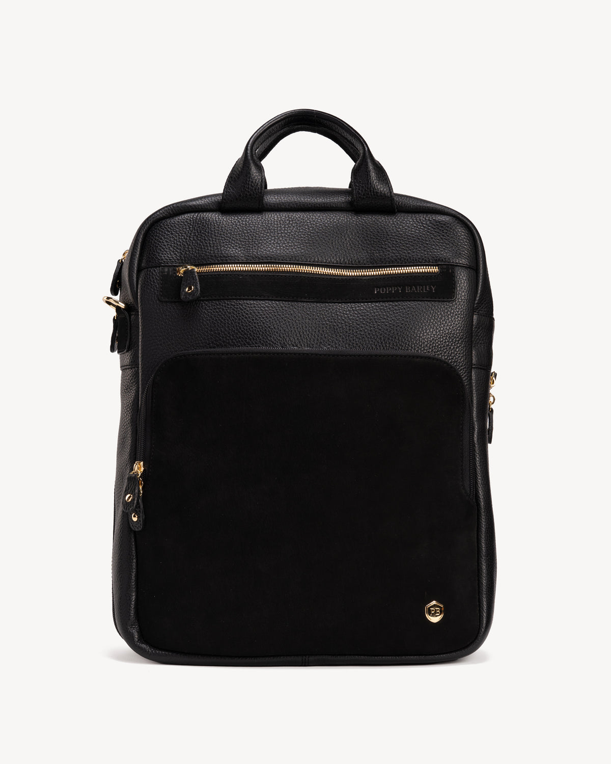 The Backpack Black / Black Nubuck