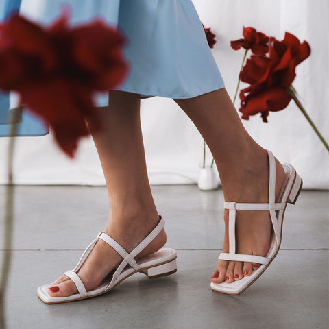 The Barely There Sandal Ivory