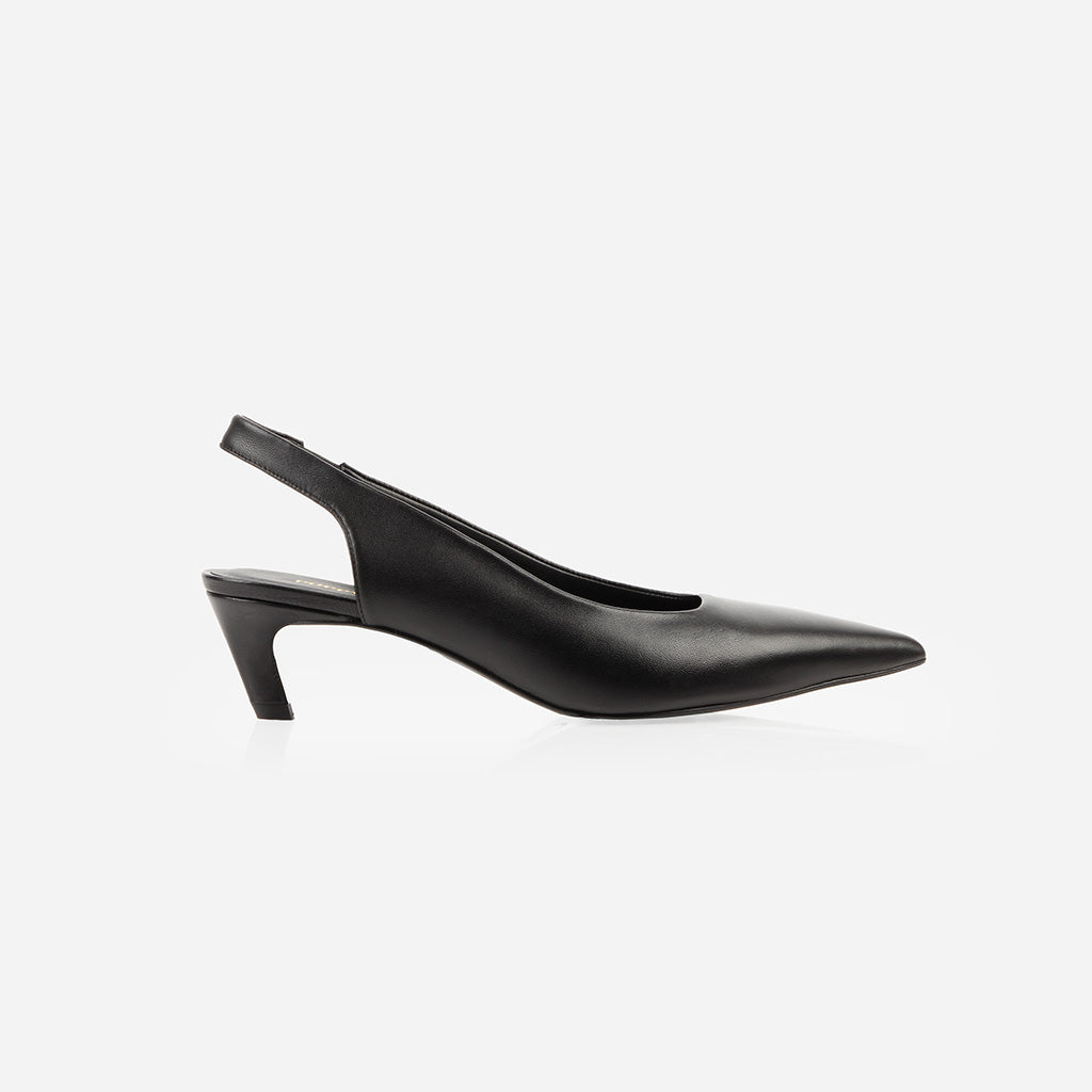 The Claire Slingback Black