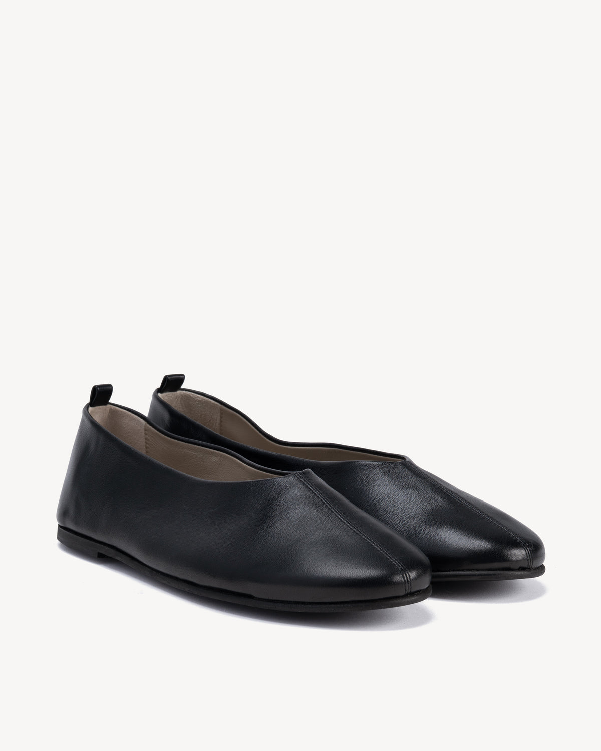 The Contemporary Ballet Flat Black