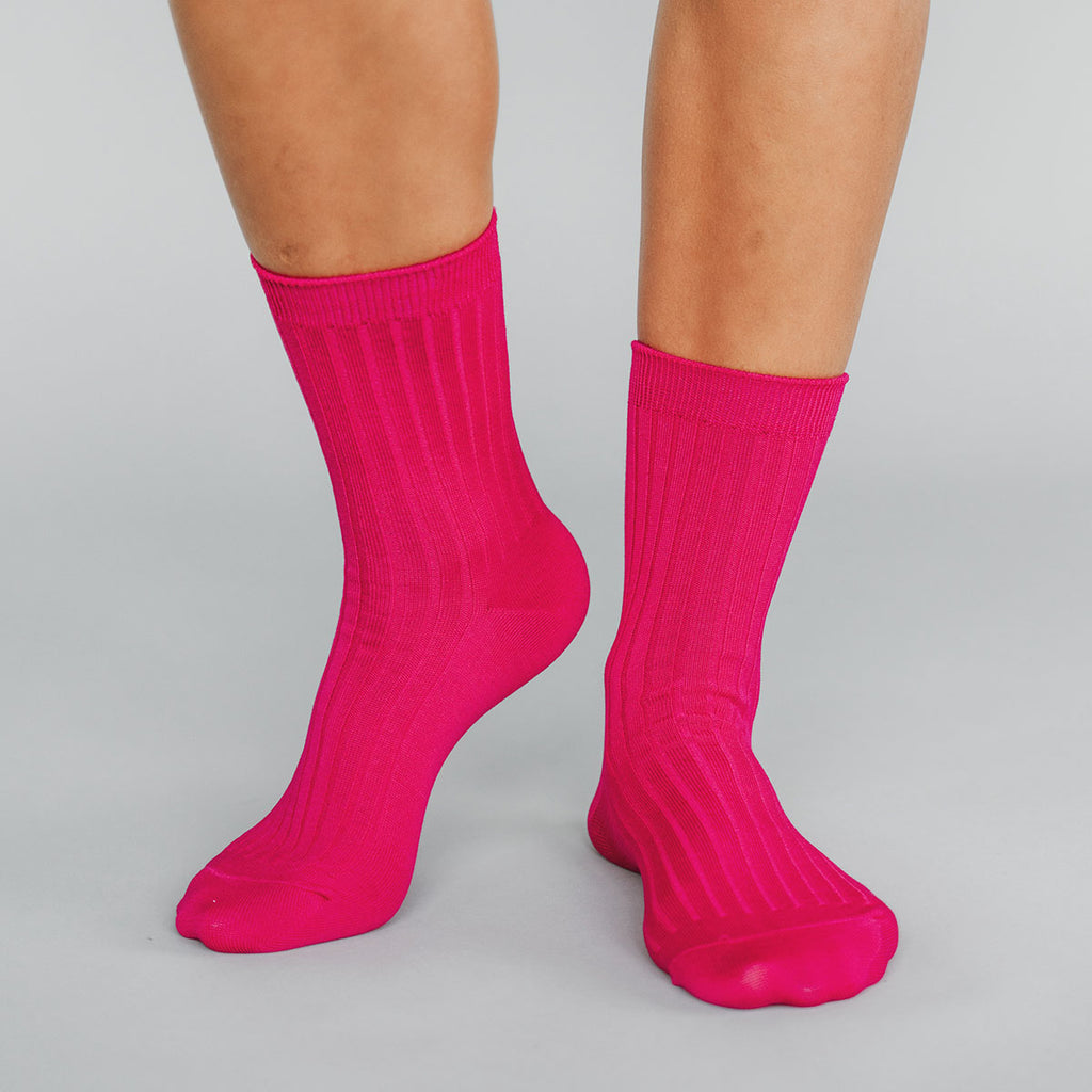 Le Bon Shoppe Her Socks Fuchsia