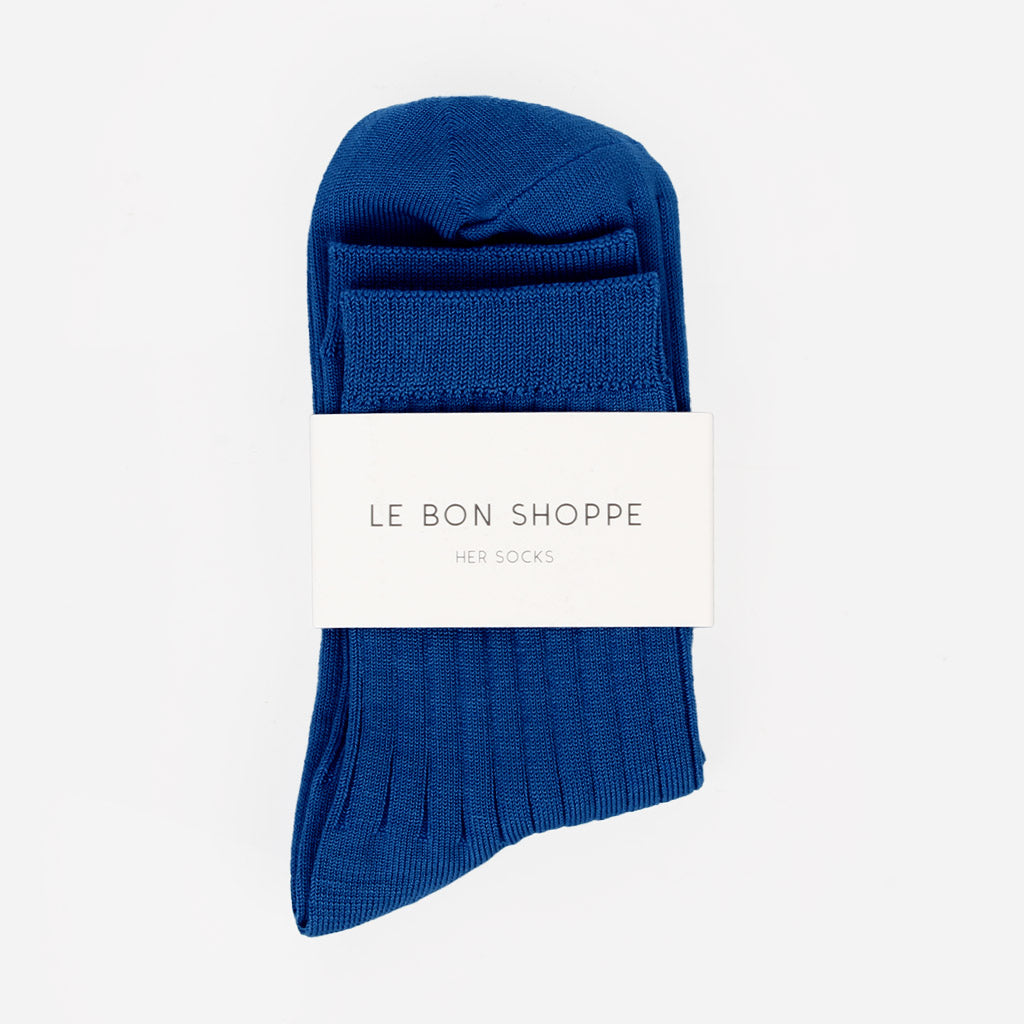 Le Bon Shoppe Her Socks Cobalt