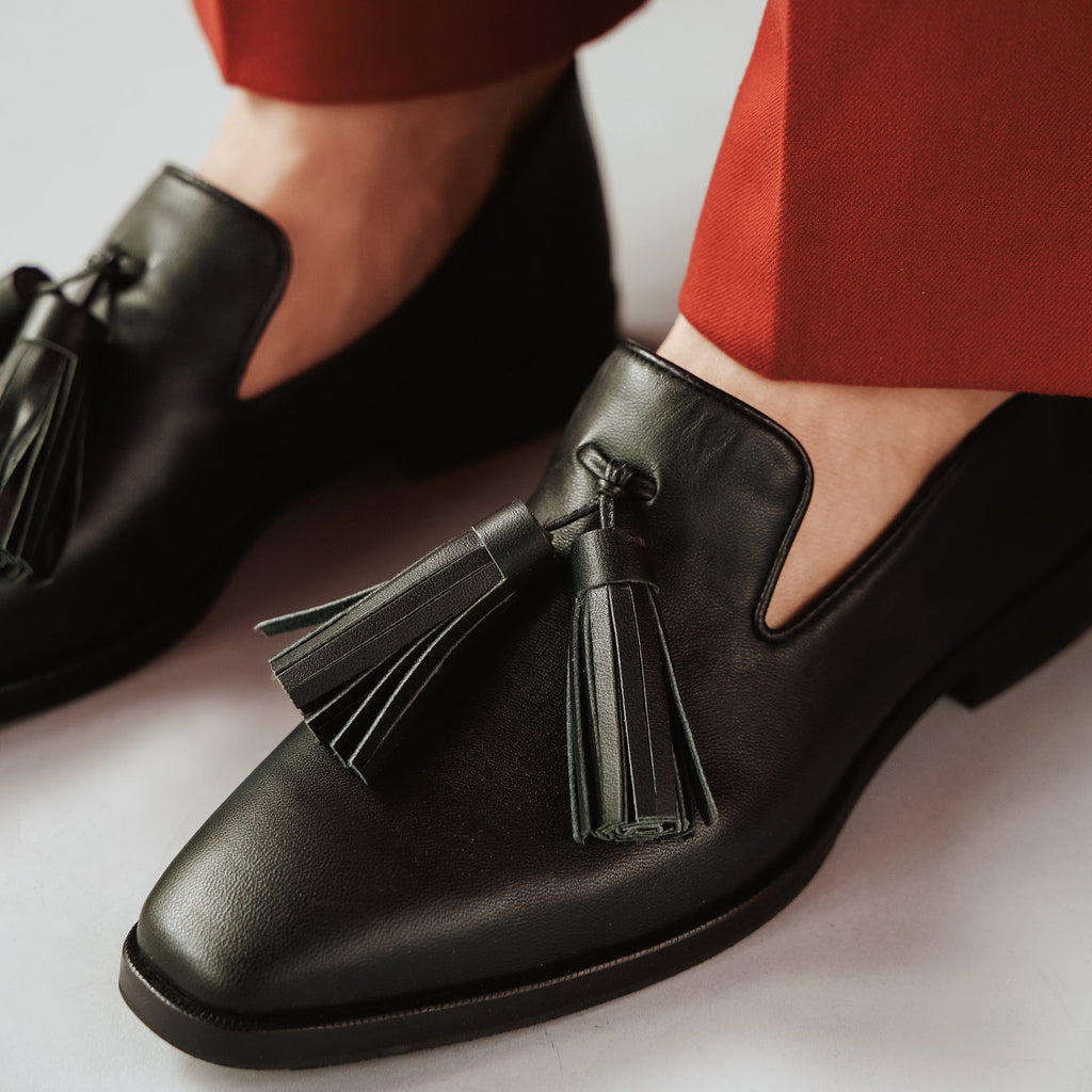 The Tassel Daily Loafer Black
