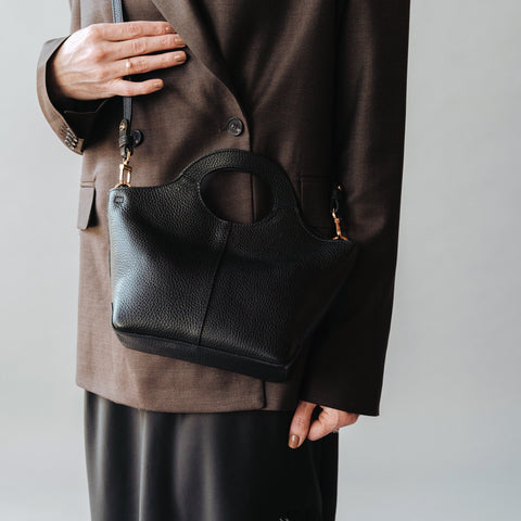 The Lisboa Mini Tote Black