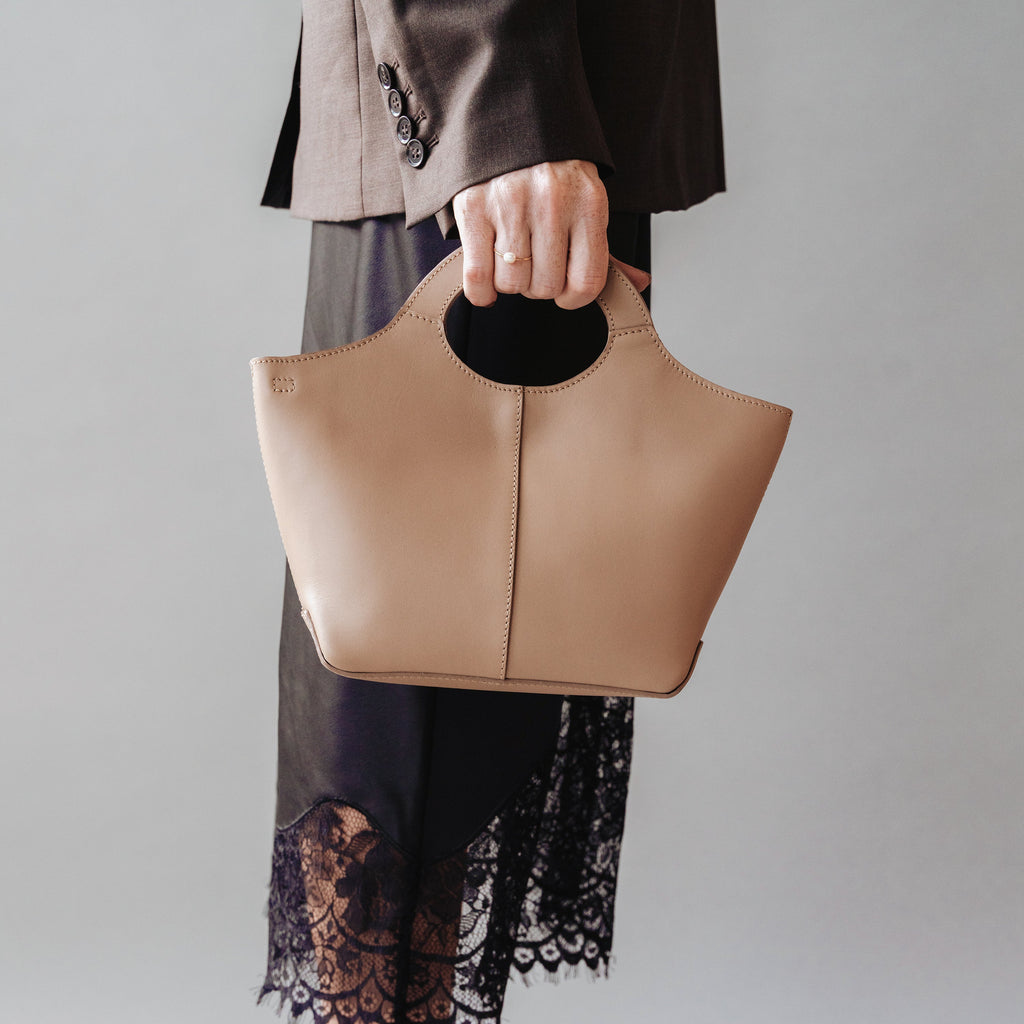 The Lisboa Mini Tote Biscotti