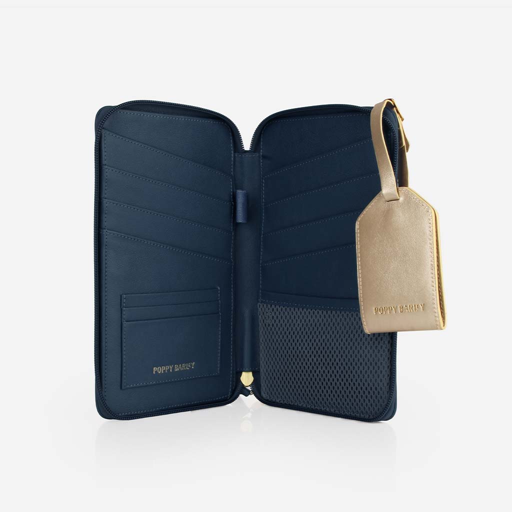 The Six Person Passport holder & Slim Luggage Tag Set Pacific