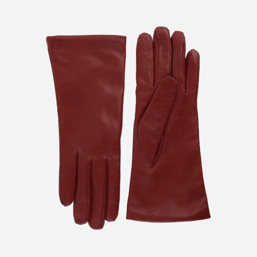 The Sleek Leather Glove Merlot