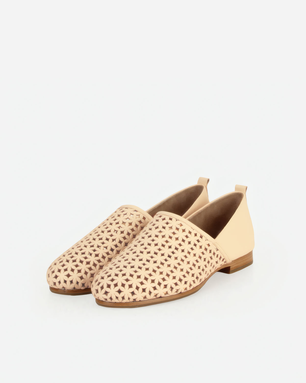 The At-Leisure Slip-On 2.0 Perforated Oat Milk
