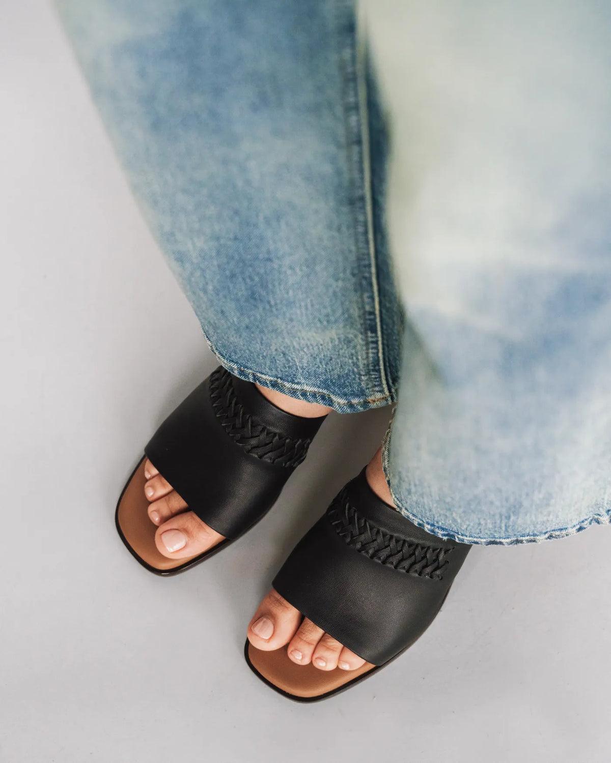 The Bohème Heeled Sandal Black