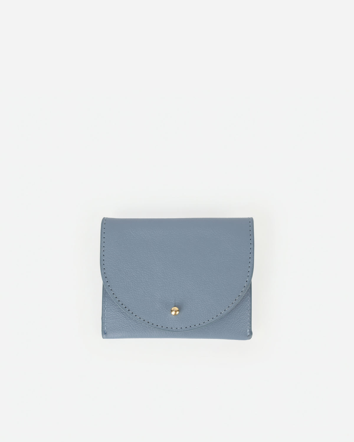 The Cardholder Faded Denim Micro Pebble