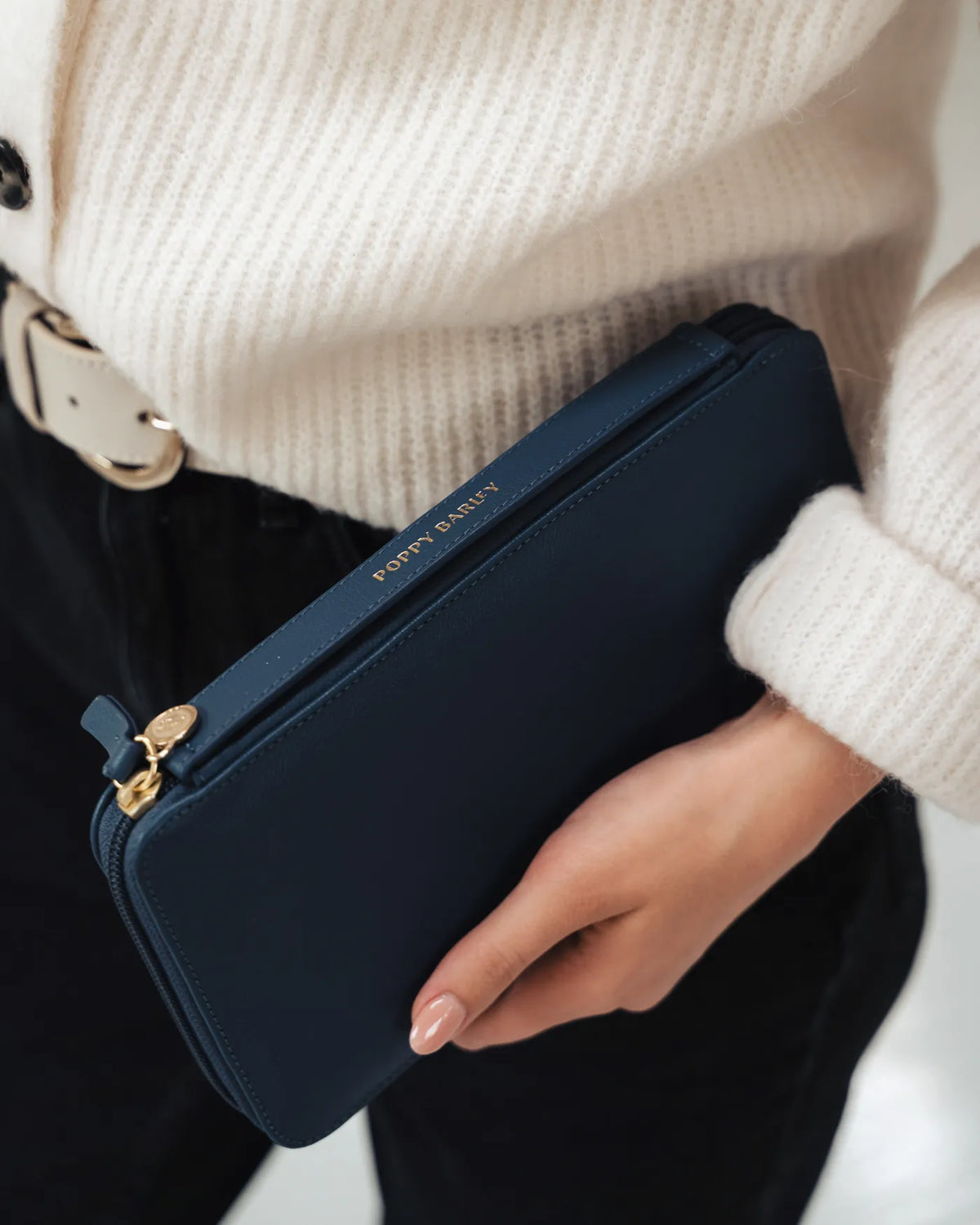 The Flying Solo Passport Holder Pacific Micro Pebble