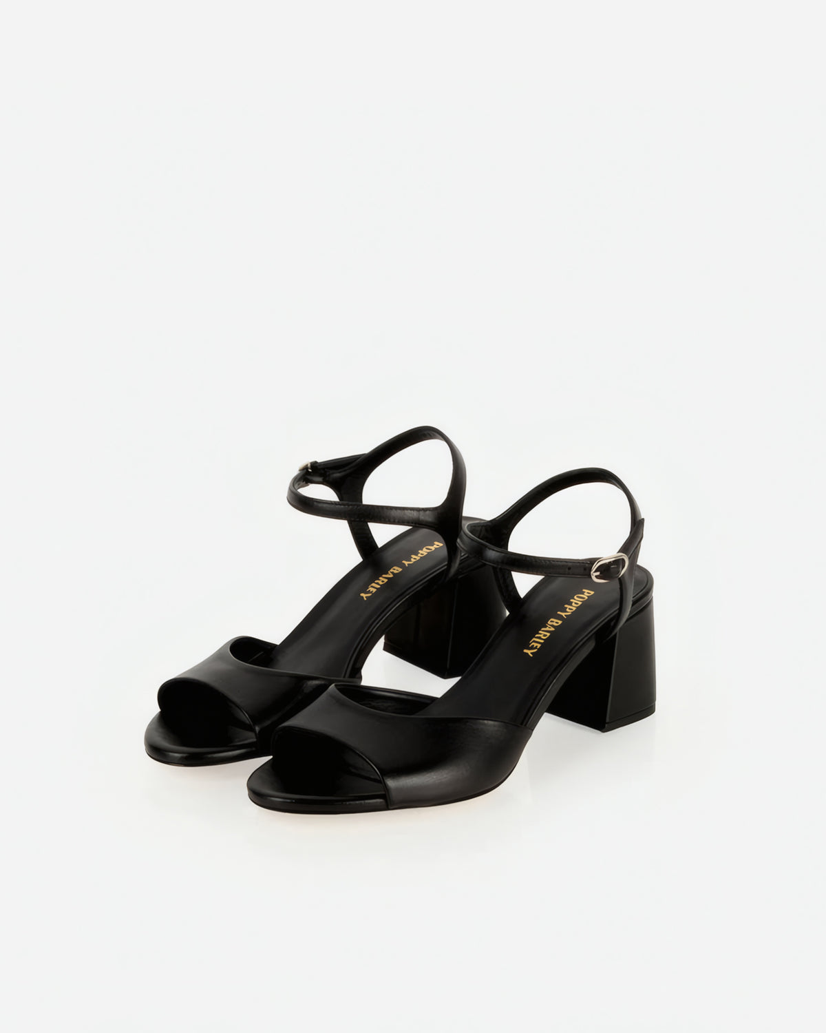 The Mila Heeled Sandal Black