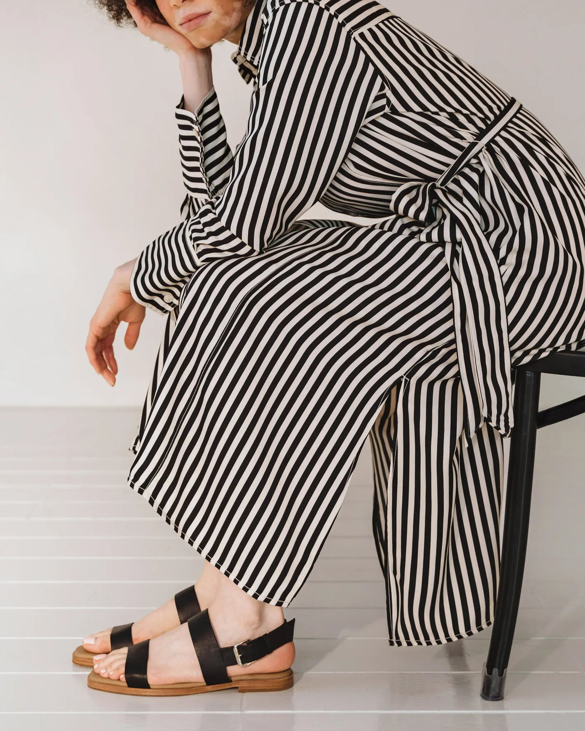 The Patio Sandal Black