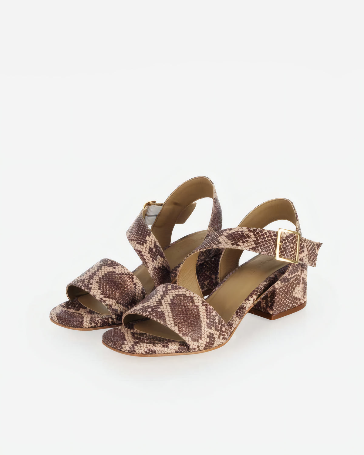 The Soirée Heeled Sandal Desert Snake