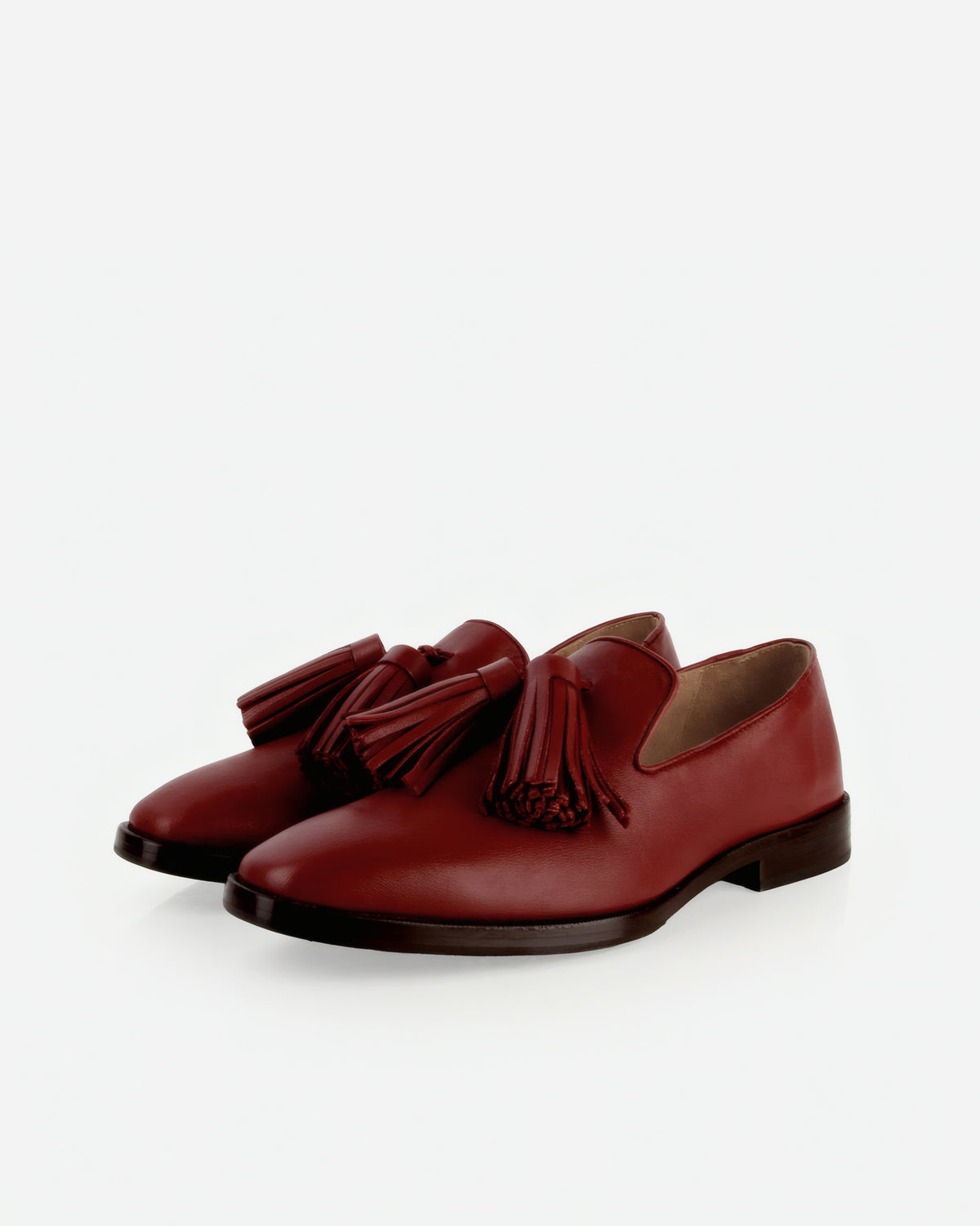 The Tassel Daily Loafer Resort Red