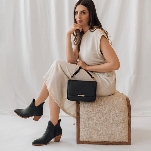 The Two Point Five Ankle Boot in Black