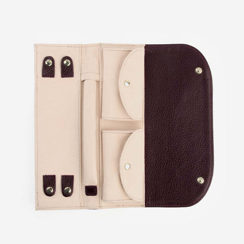 The Travel Jewelry Case Plum