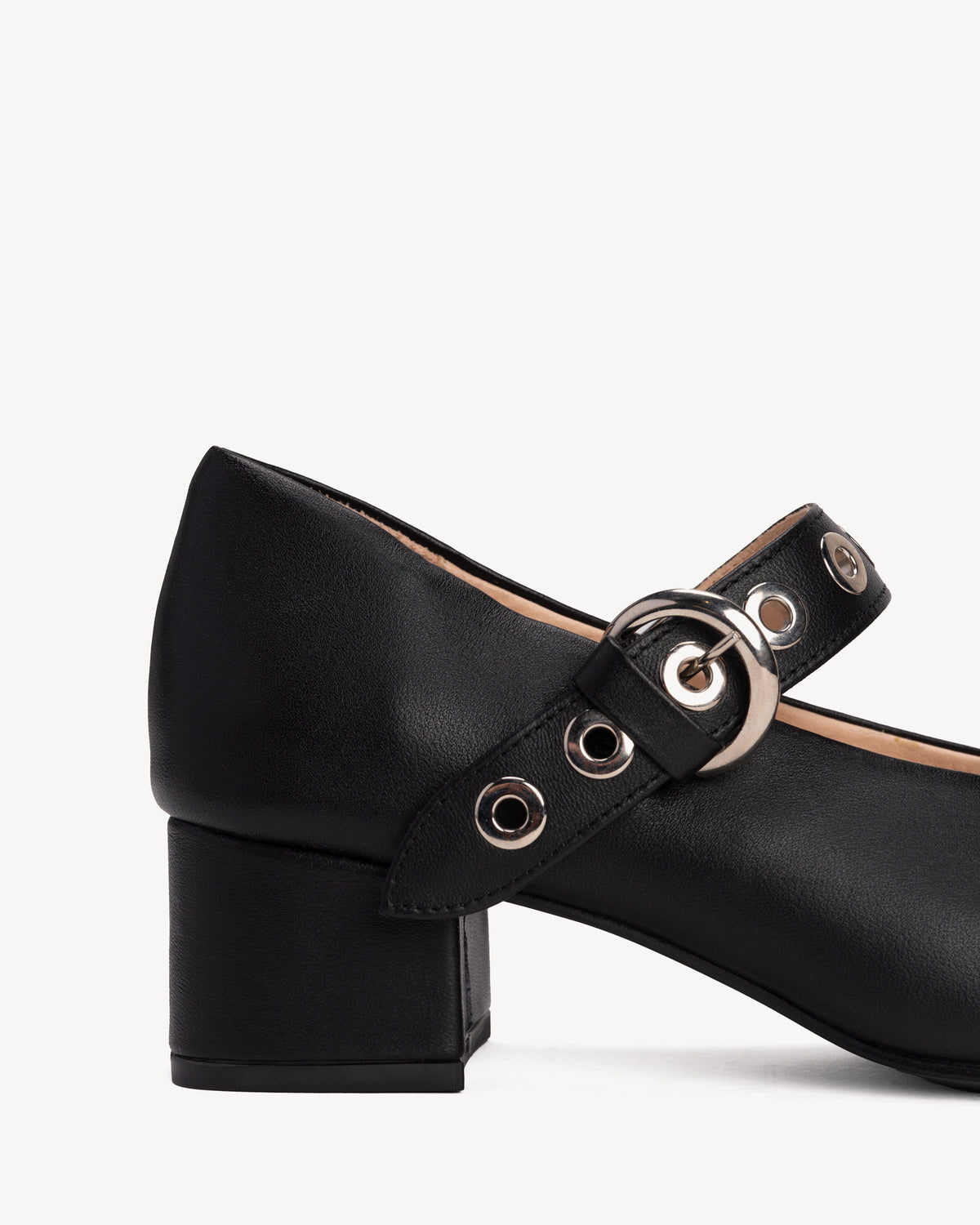 The BLVD Heeled Mary Jane Black