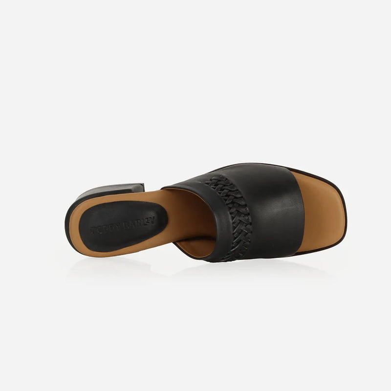 The Bohème Heeled Sandal Black