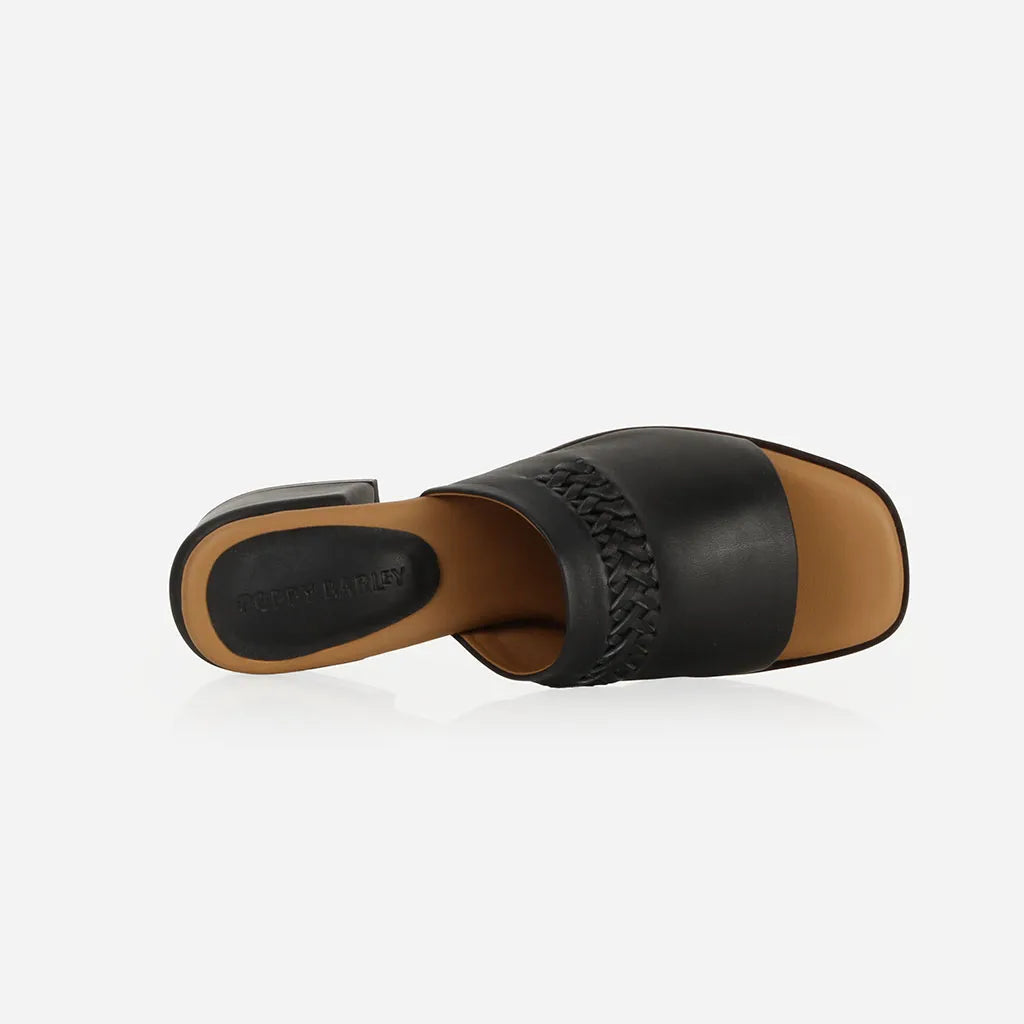 The Bohème Heeled Sandal Black