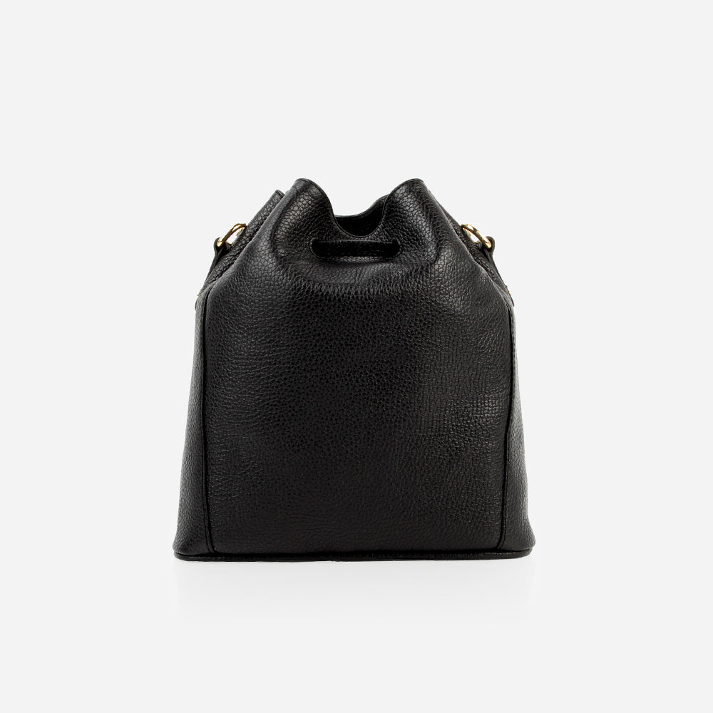 The Bondi Bucket Bag Black