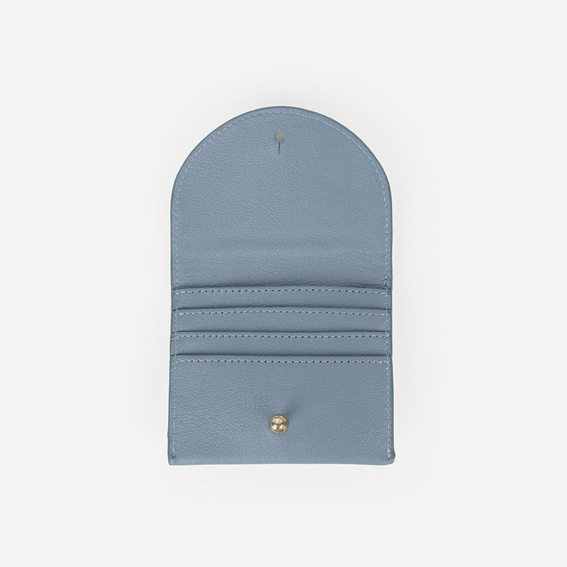 The Cardholder Faded Denim Micro Pebble