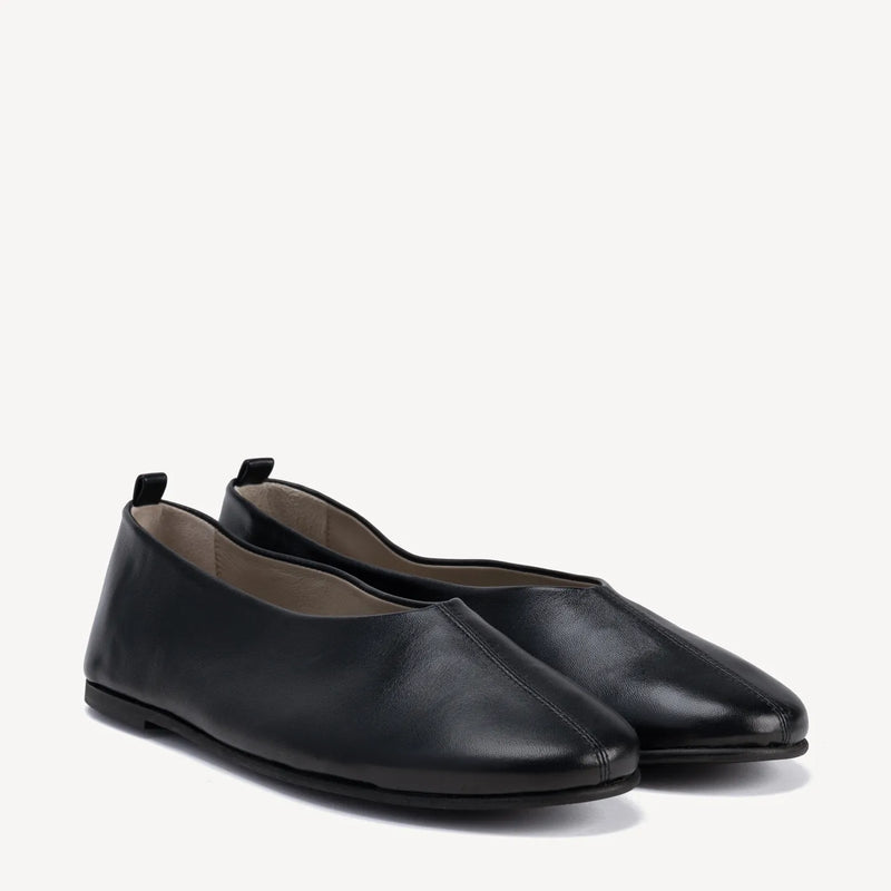 The Contemporary Ballet Flat Black