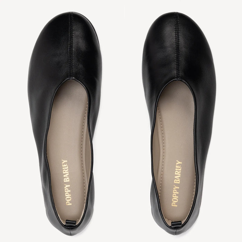 The Contemporary Ballet Flat Black