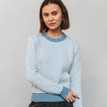The Core Crewneck Sea Breeze Stripe