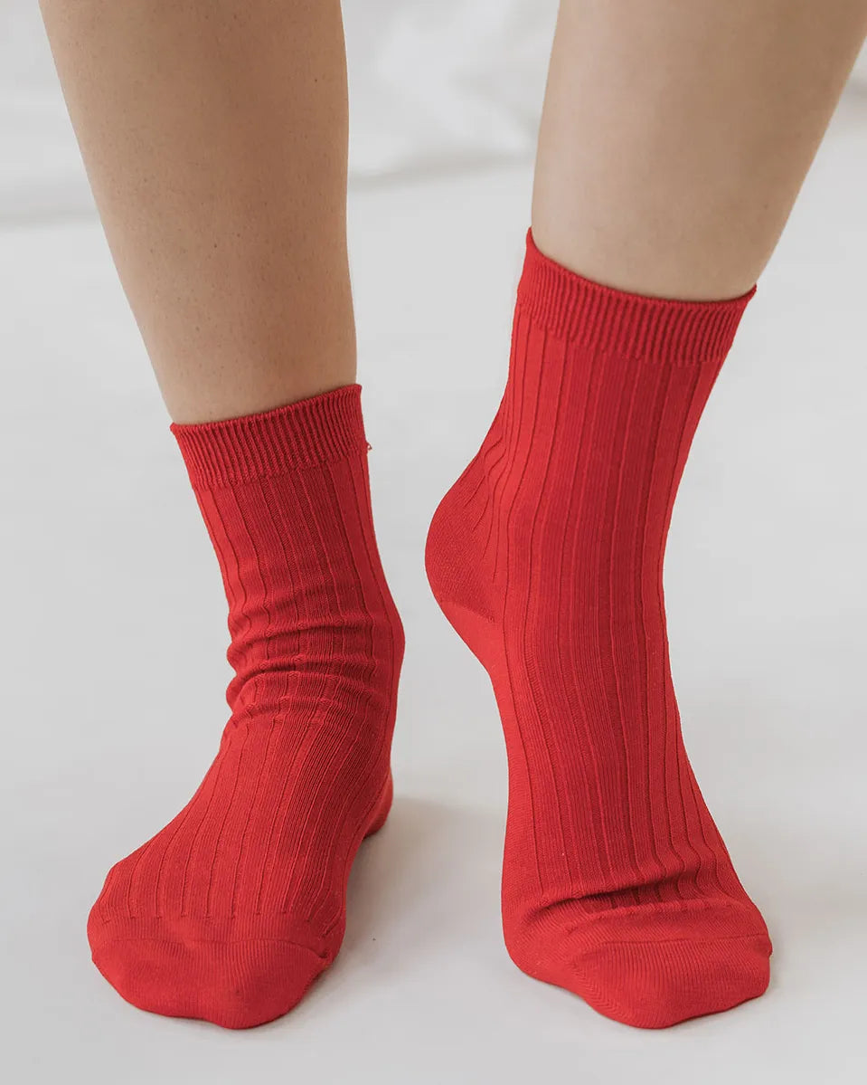 Le Bon Shoppe Her Socks Red