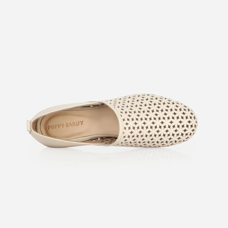 The At-Leisure Slip-On 2.0 Perforated Oat Milk
