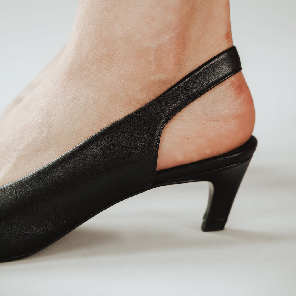 The Claire Slingback Black