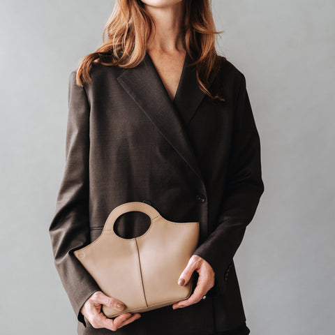 The Lisboa Mini Tote Biscotti