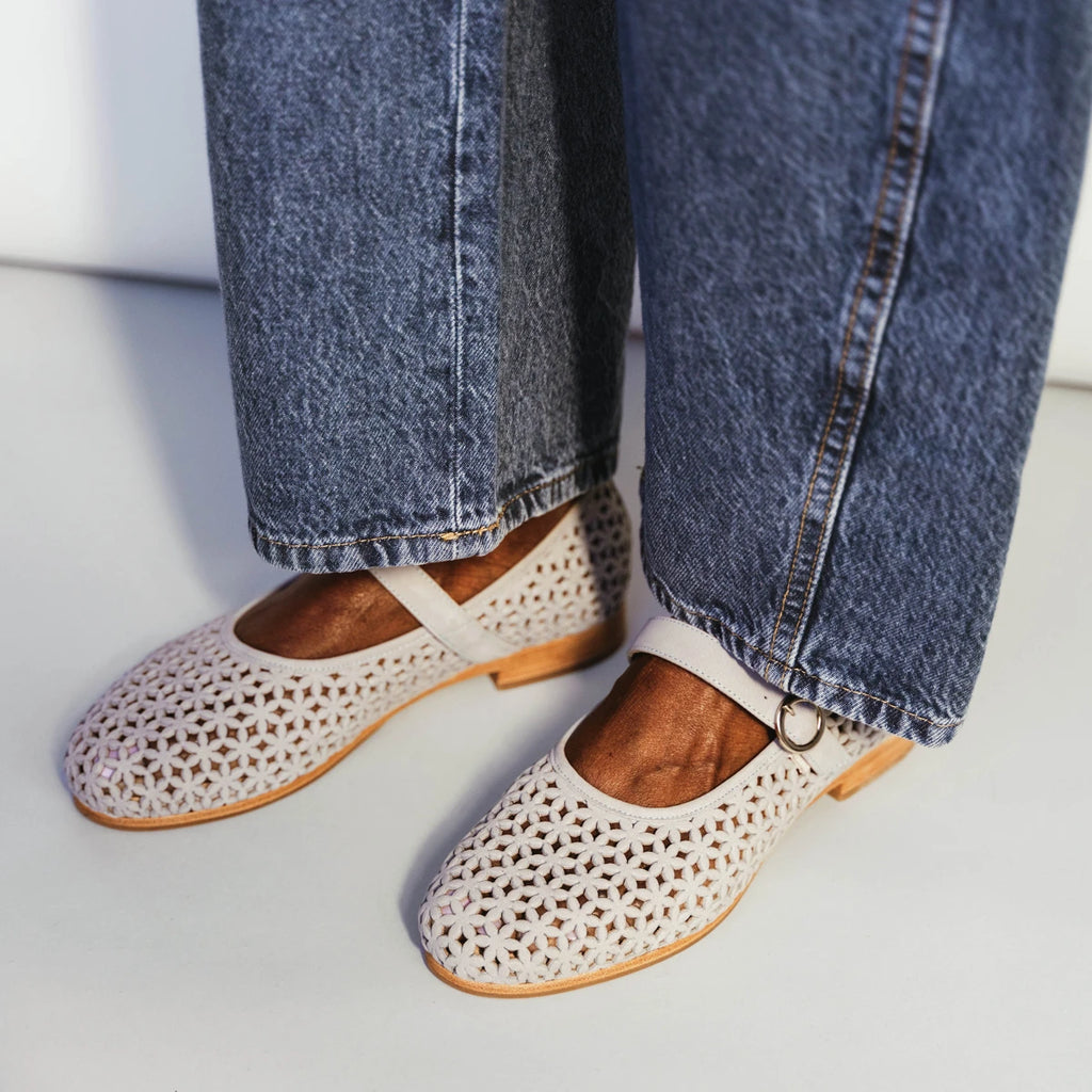 The Modern-Day Mary Jane Perforated Bluebell