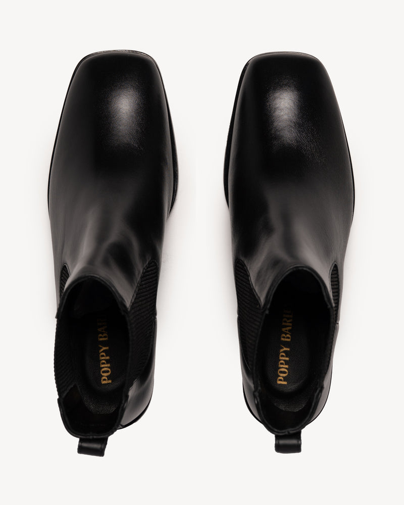 The Quinn Chelsea Boot Black