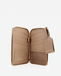 The Six Person Passport holder & Slim Luggage Tag Set Biscotti