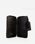 The Six Person Passport holder & Slim Luggage Tag Set Black