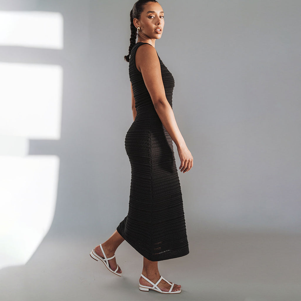 The Sunset Dress Black