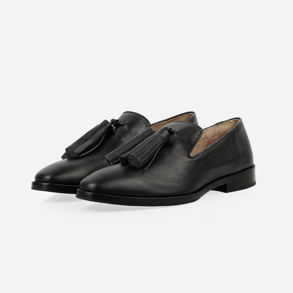 The Tassel Daily Loafer Black