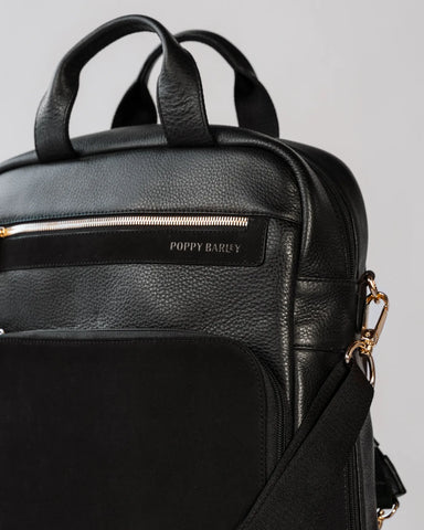The Backpack Black / Black Nubuck