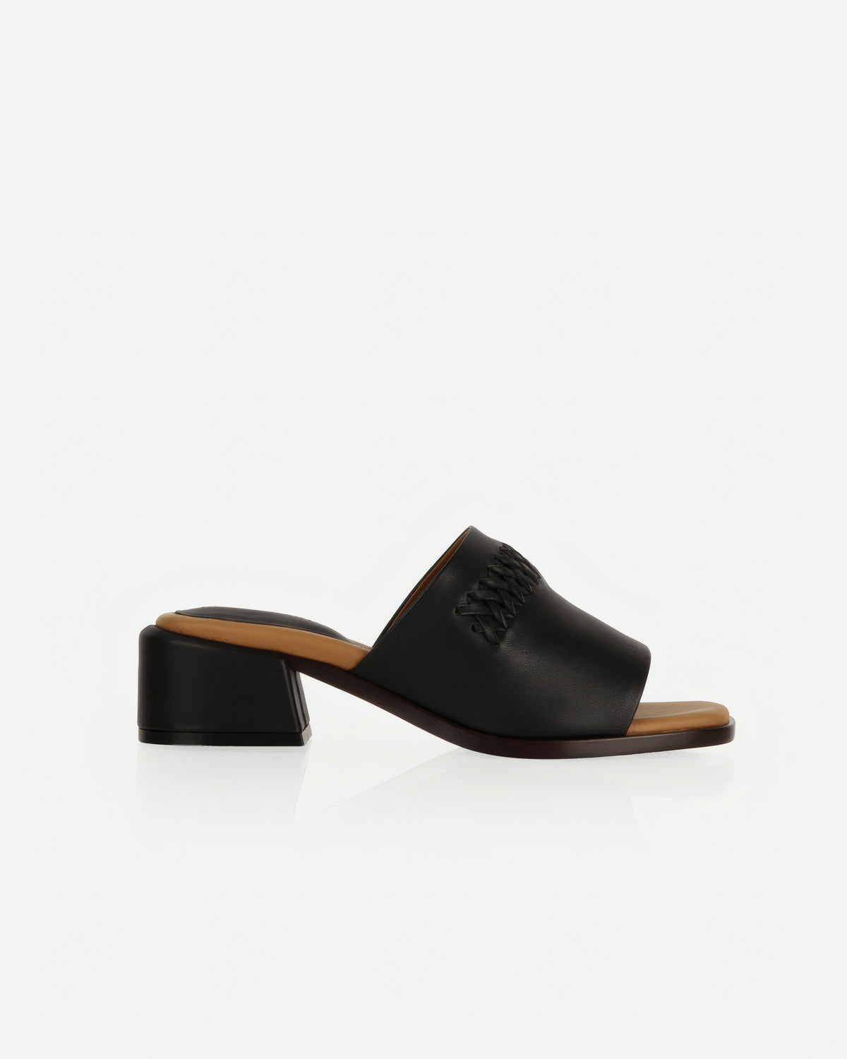 The Bohème Heeled Sandal Black
