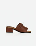 The Bohème Heeled Sandal Hazelnut