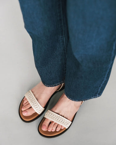 The Bohème Sandal Oat Milk