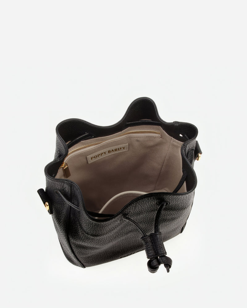 The Bondi Bucket Bag Black