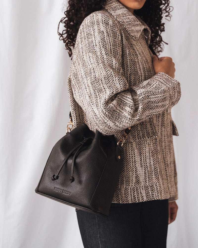 The Bondi Bucket Bag Black