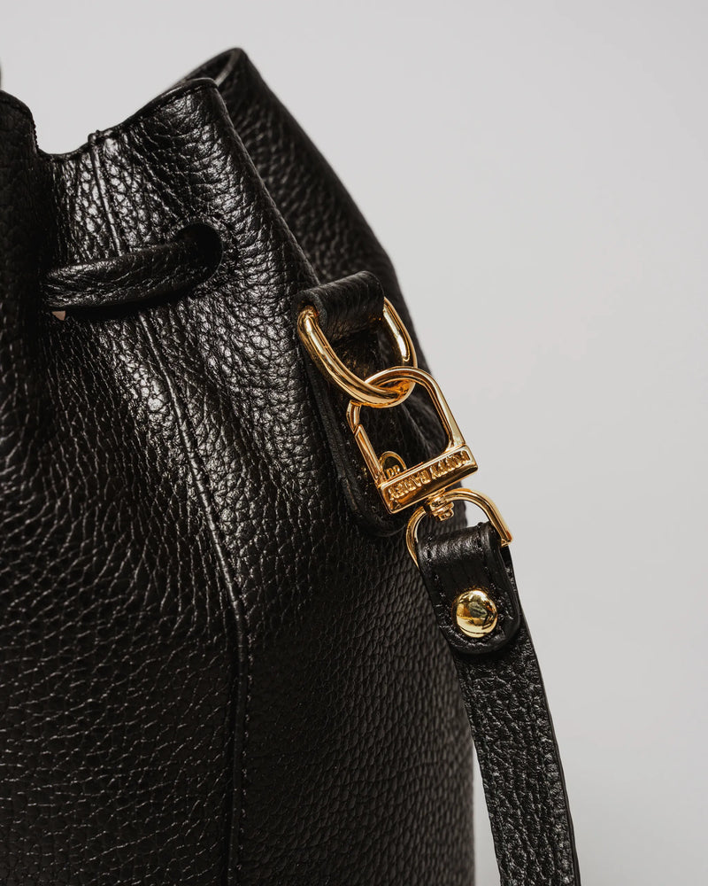 The Bondi Bucket Bag Black