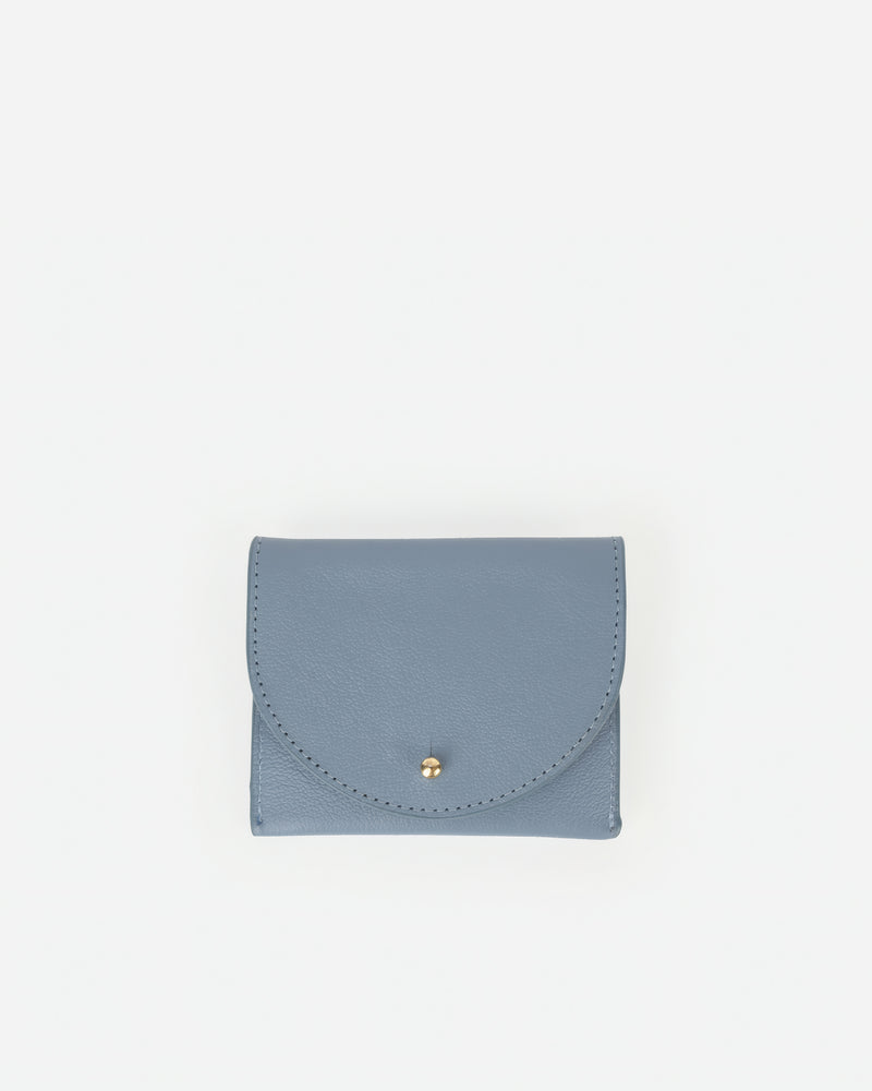 The Cardholder Faded Denim Micro Pebble