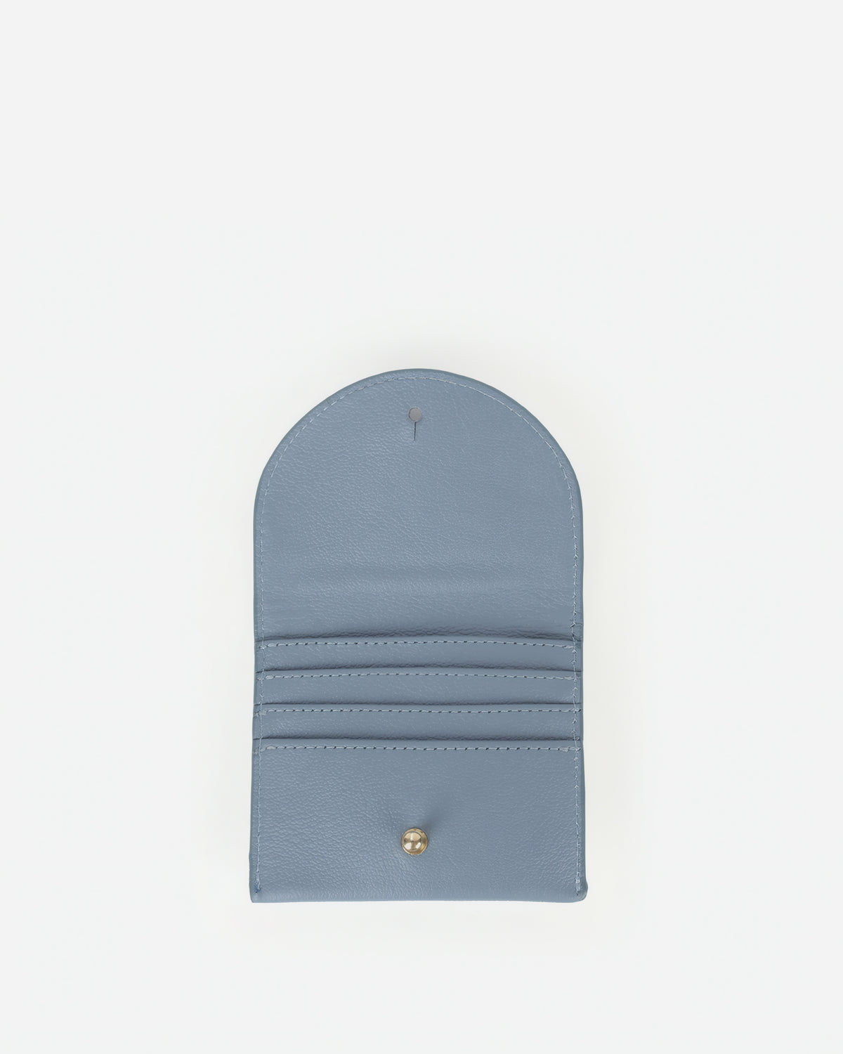 The Cardholder Faded Denim Micro Pebble