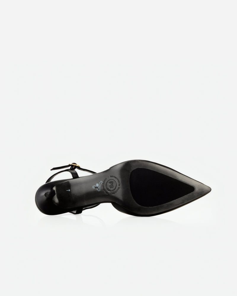 The Claire Slingback Black
